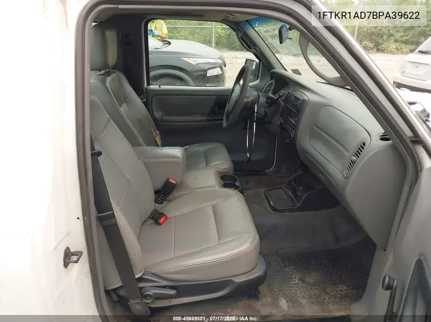 2011 Ford Ranger Xl VIN: 1FTKR1AD7BPA39622 Lot: 45669501