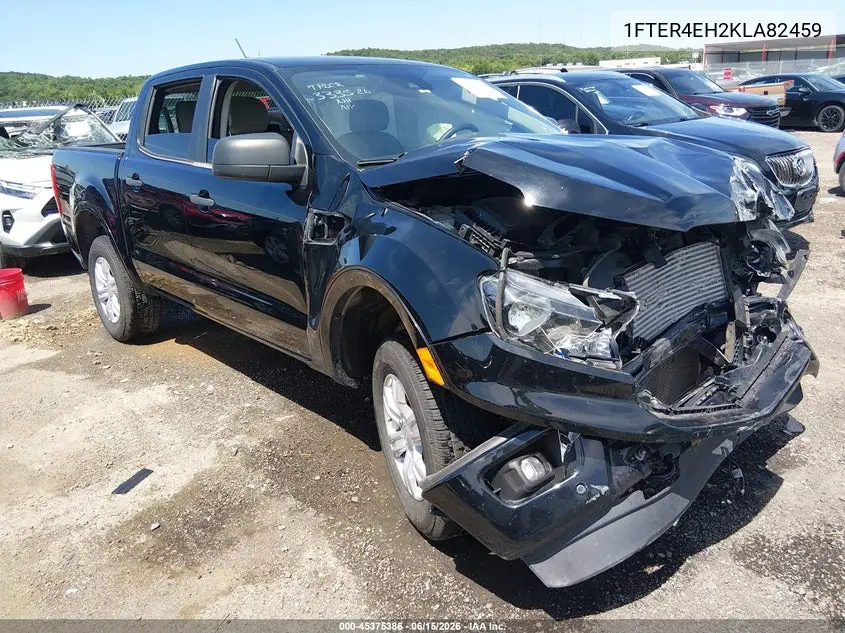 2019 Ford Ranger Xlt VIN: 1FTER4EH2KLA82459 Lot: 45375386
