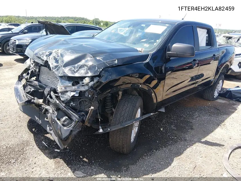 2019 Ford Ranger Xlt VIN: 1FTER4EH2KLA82459 Lot: 45375386