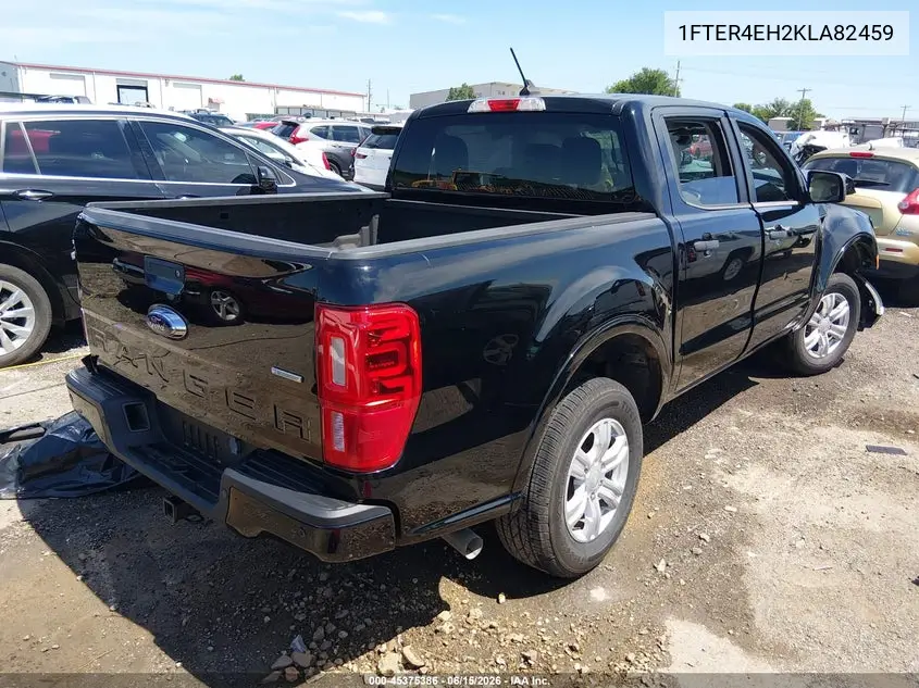 2019 Ford Ranger Xlt VIN: 1FTER4EH2KLA82459 Lot: 45375386