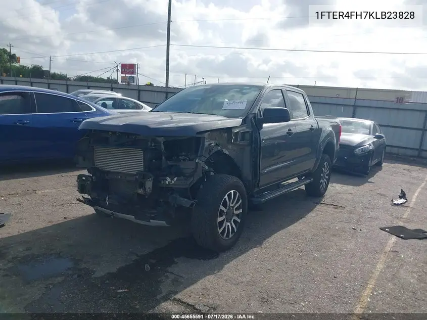 2019 Ford Ranger Xlt VIN: 1FTER4FH7KLB23828 Lot: 45655591