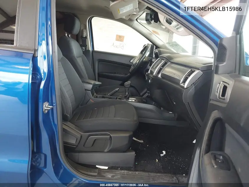 2019 Ford Ranger Xlt VIN: 1FTER4EH5KLB15986 Lot: 45667365
