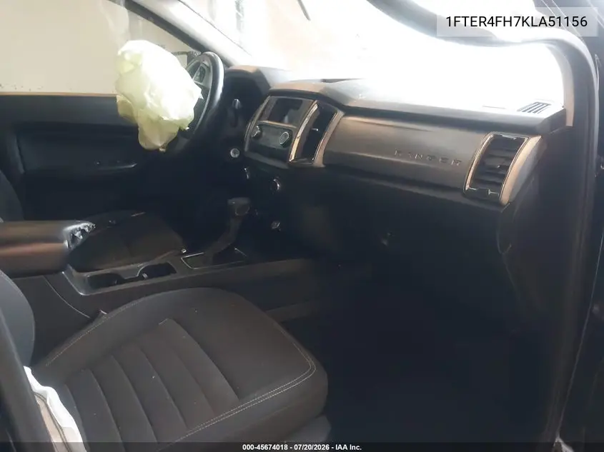 2019 Ford Ranger Lariat/Xl/Xlt VIN: 1FTER4FH7KLA51156 Lot: 45674018