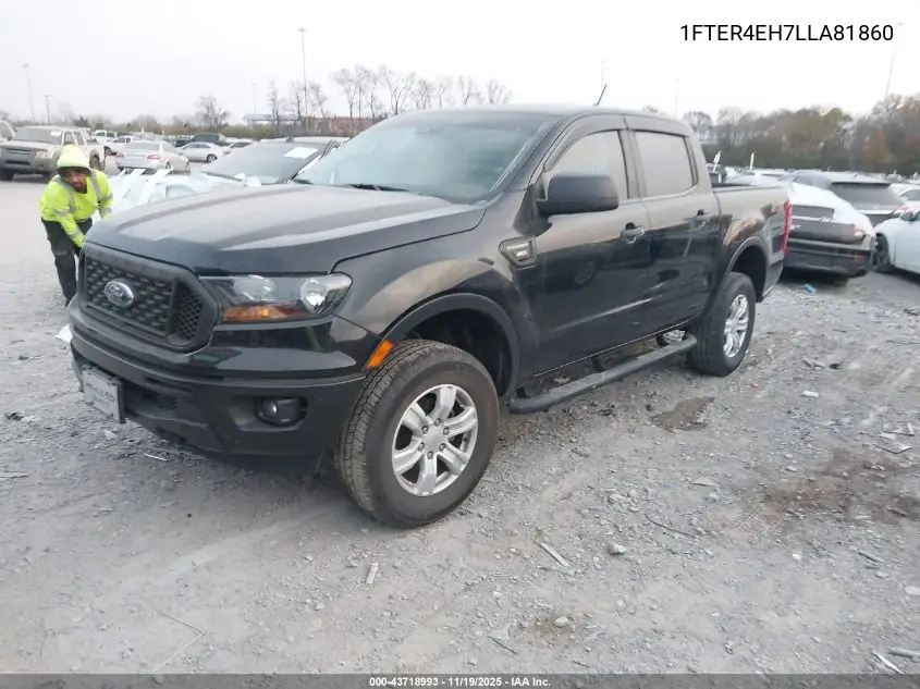 1FTER4EH7LLA81860 2020 Ford Ranger Xl