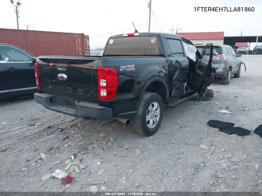 1FTER4EH7LLA81860 2020 Ford Ranger Xl