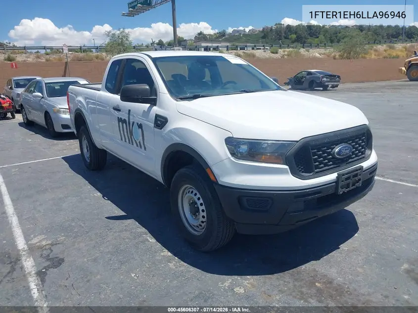 2020 Ford Ranger Xl VIN: 1FTER1EH6LLA96946 Lot: 45606307