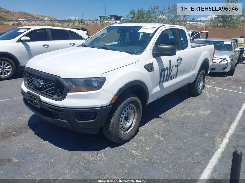 2020 Ford Ranger Xl VIN: 1FTER1EH6LLA96946 Lot: 45606307