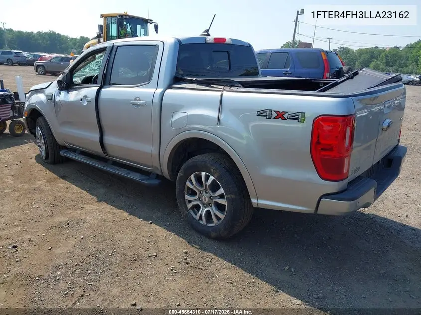 2020 Ford Ranger Lariat VIN: 1FTER4FH3LLA23162 Lot: 45654310