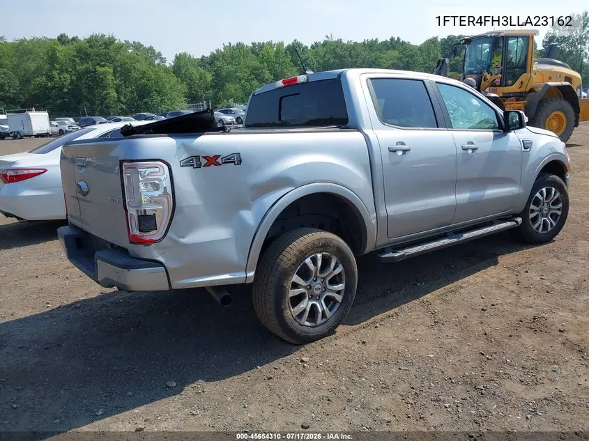 2020 Ford Ranger Lariat VIN: 1FTER4FH3LLA23162 Lot: 45654310