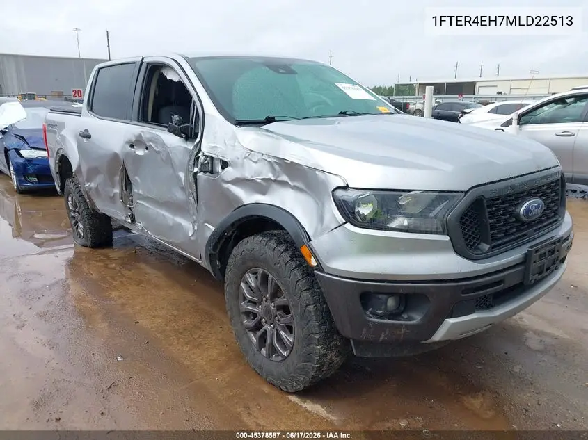 2021 Ford Ranger Xlt VIN: 1FTER4EH7MLD22513 Lot: 45378587