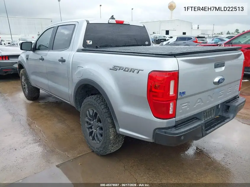 2021 Ford Ranger Xlt VIN: 1FTER4EH7MLD22513 Lot: 45378587