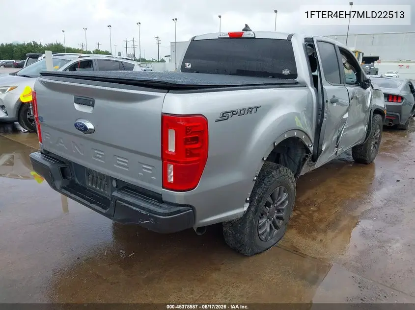 2021 Ford Ranger Xlt VIN: 1FTER4EH7MLD22513 Lot: 45378587