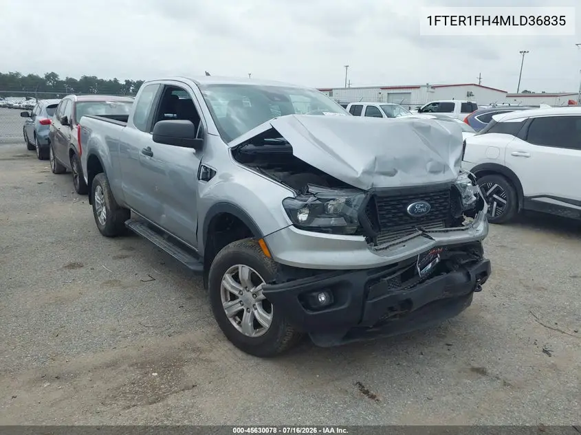 2021 Ford Ranger Xl VIN: 1FTER1FH4MLD36835 Lot: 45630078