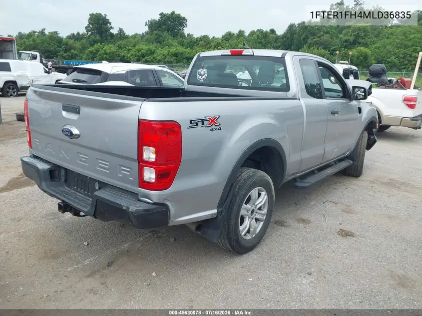 2021 Ford Ranger Xl VIN: 1FTER1FH4MLD36835 Lot: 45630078