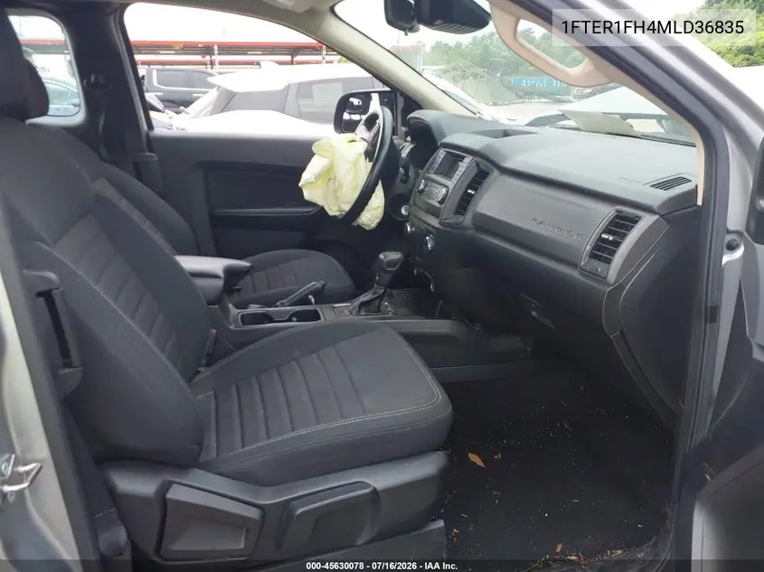 2021 Ford Ranger Xl VIN: 1FTER1FH4MLD36835 Lot: 45630078