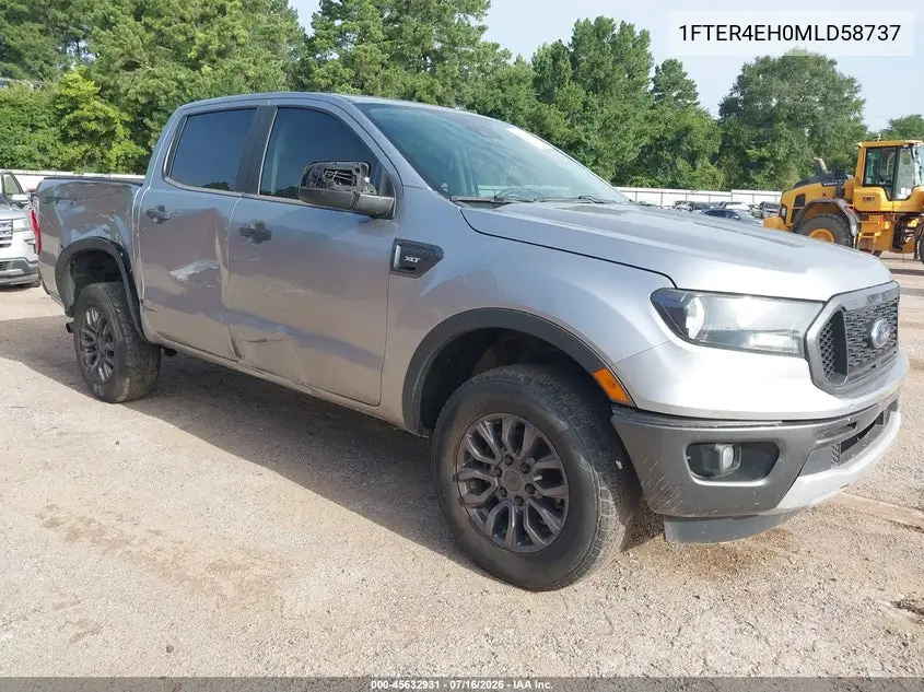 2021 Ford Ranger Xlt VIN: 1FTER4EH0MLD58737 Lot: 45632931