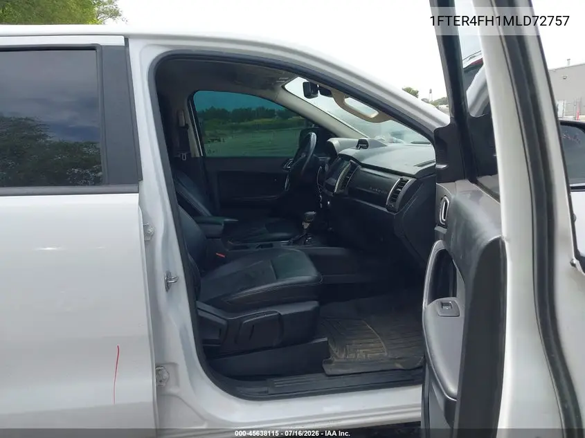 2021 Ford Ranger Xlt VIN: 1FTER4FH1MLD72757 Lot: 45638115