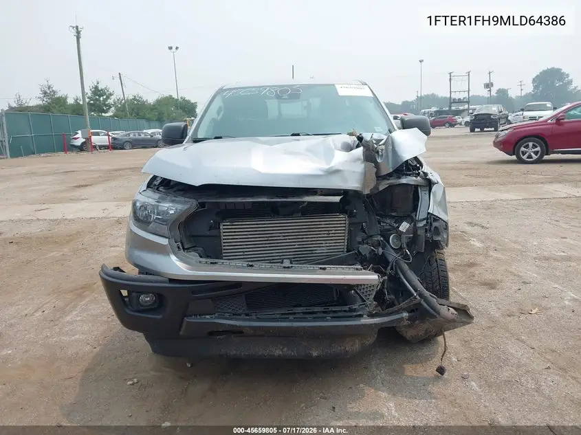 2021 Ford Ranger Xl VIN: 1FTER1FH9MLD64386 Lot: 45659805