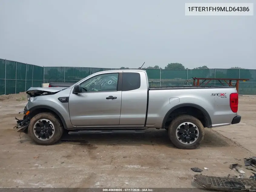 2021 Ford Ranger Xl VIN: 1FTER1FH9MLD64386 Lot: 45659805