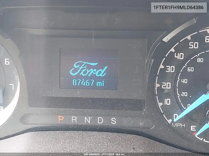 2021 Ford Ranger Xl VIN: 1FTER1FH9MLD64386 Lot: 45659805