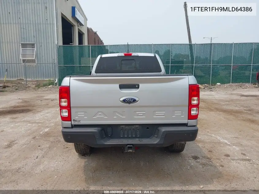 2021 Ford Ranger Xl VIN: 1FTER1FH9MLD64386 Lot: 45659805