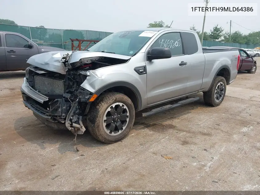 2021 Ford Ranger Xl VIN: 1FTER1FH9MLD64386 Lot: 45659805