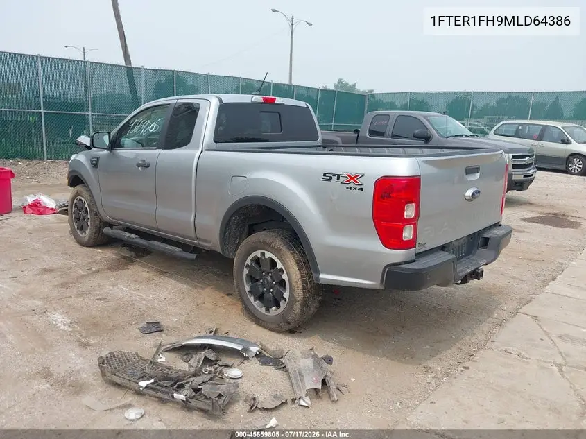 2021 Ford Ranger Xl VIN: 1FTER1FH9MLD64386 Lot: 45659805