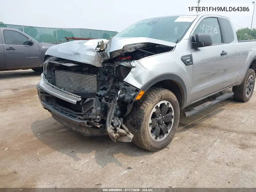 2021 Ford Ranger Xl VIN: 1FTER1FH9MLD64386 Lot: 45659805