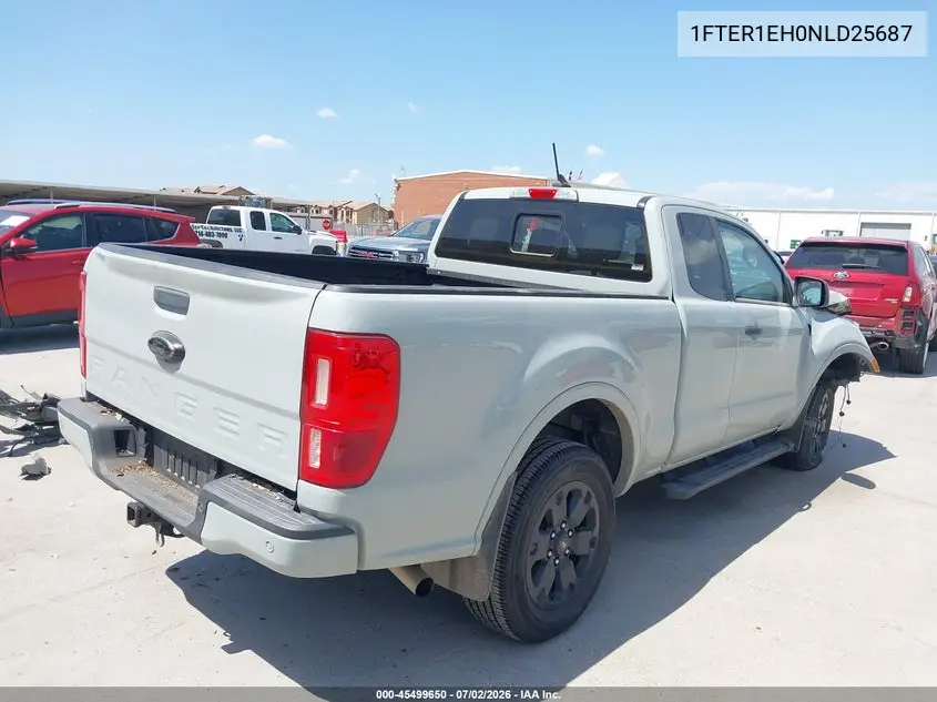 2022 Ford Ranger Xlt VIN: 1FTER1EH0NLD25687 Lot: 45499650