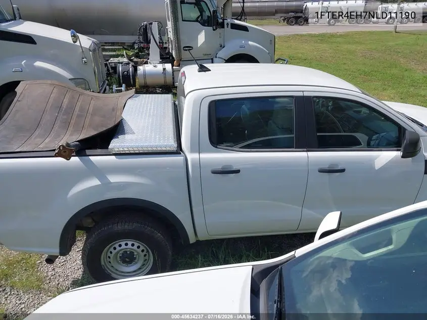 2022 Ford Ranger Xl VIN: 1FTER4EH7NLD11190 Lot: 45634237