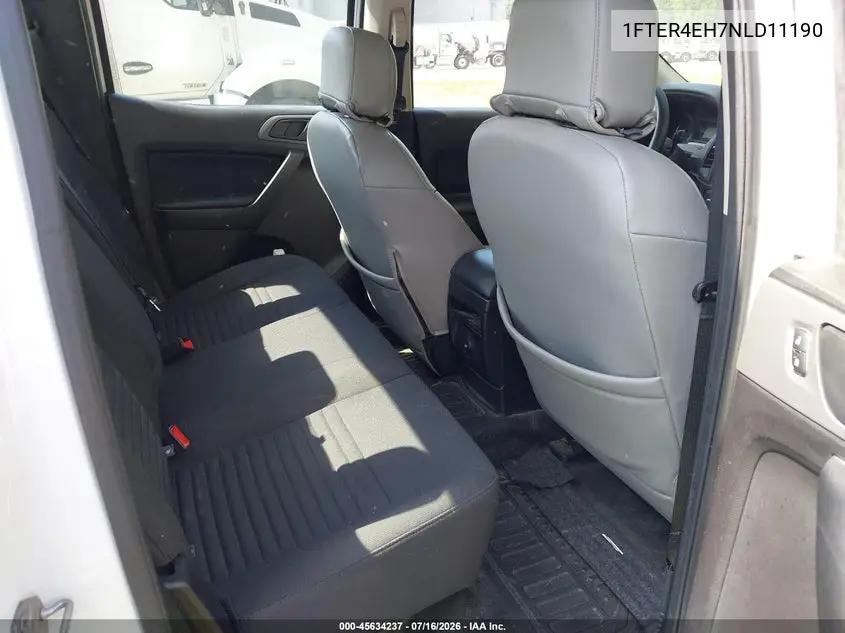 2022 Ford Ranger Xl VIN: 1FTER4EH7NLD11190 Lot: 45634237