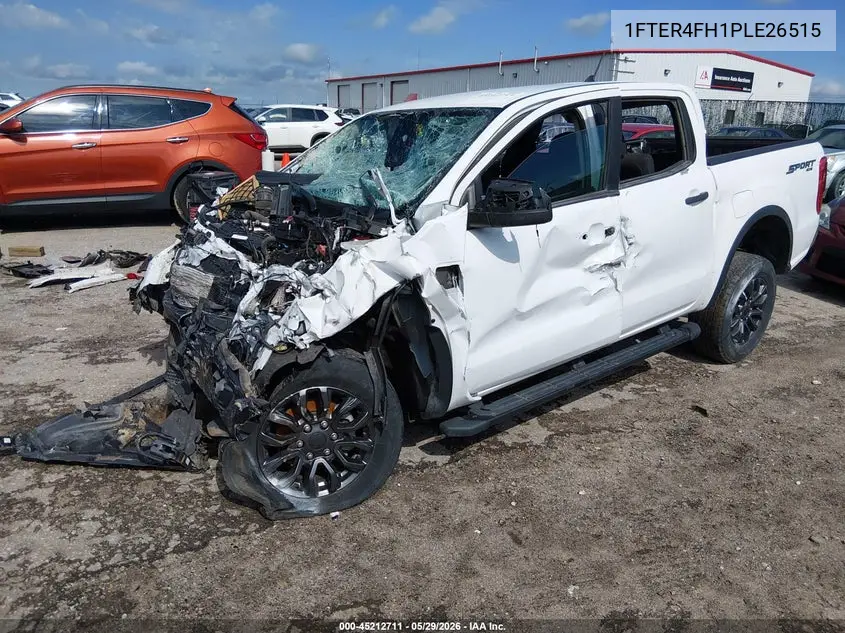 2023 Ford Ranger Xlt VIN: 1FTER4FH1PLE26515 Lot: 45212711