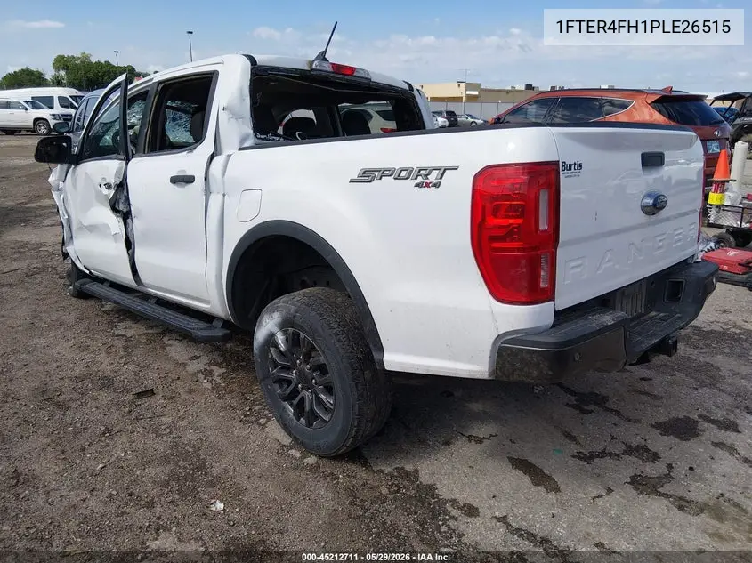 2023 Ford Ranger Xlt VIN: 1FTER4FH1PLE26515 Lot: 45212711