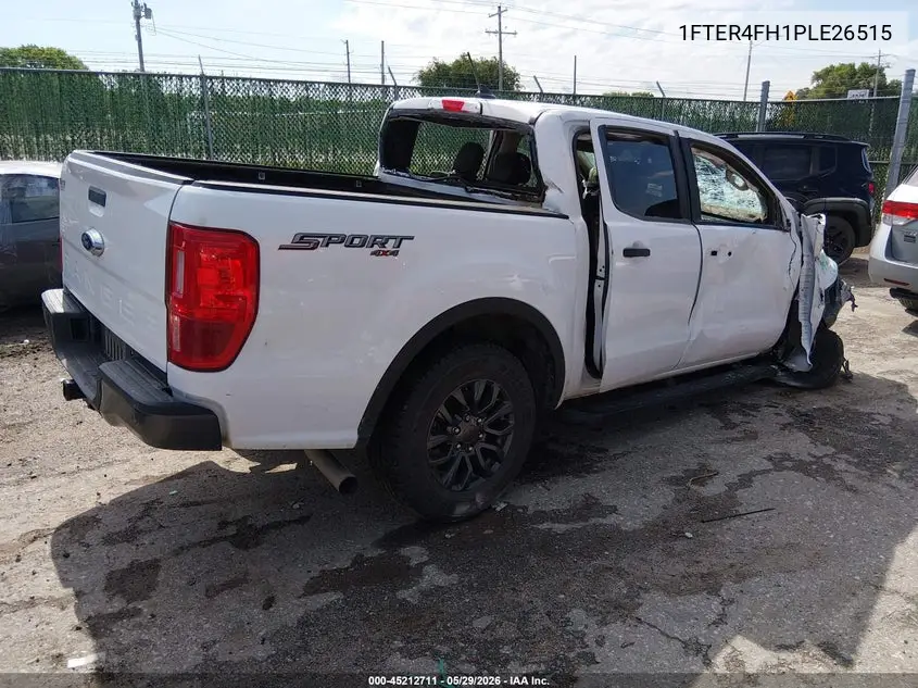 2023 Ford Ranger Xlt VIN: 1FTER4FH1PLE26515 Lot: 45212711