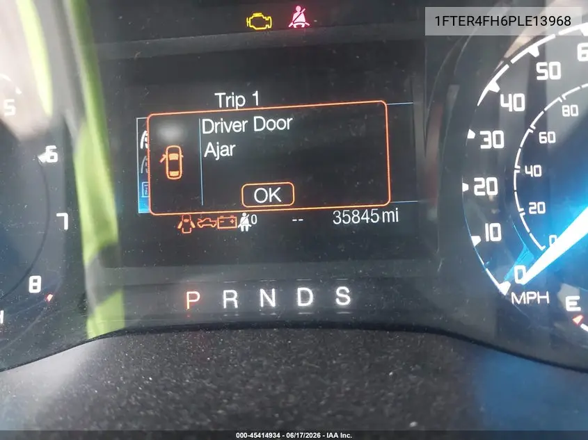 2023 Ford Ranger Xlt VIN: 1FTER4FH6PLE13968 Lot: 45414934