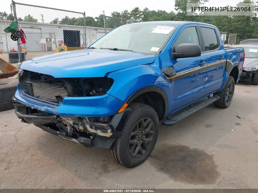 2023 Ford Ranger Xlt VIN: 1FTER4FH3PLE26984 Lot: 45631031