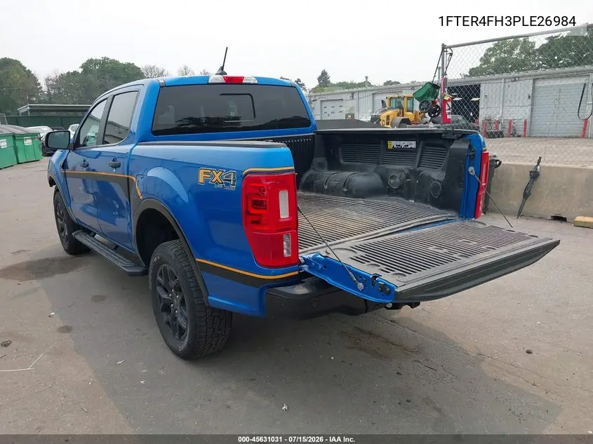 2023 Ford Ranger Xlt VIN: 1FTER4FH3PLE26984 Lot: 45631031