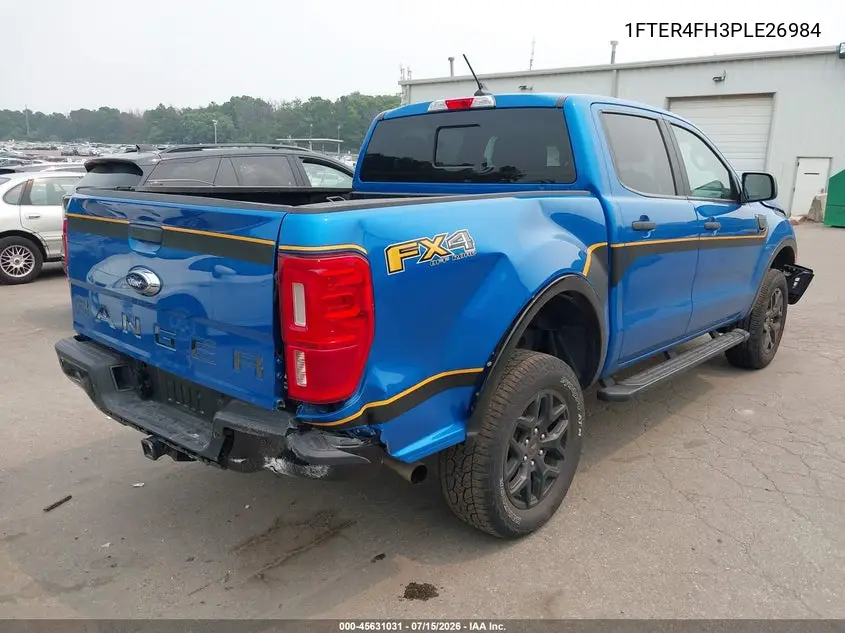 2023 Ford Ranger Xlt VIN: 1FTER4FH3PLE26984 Lot: 45631031