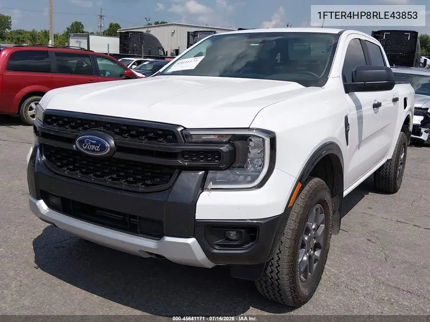 2024 Ford Ranger Xlt VIN: 1FTER4HP8RLE43853 Lot: 45641171