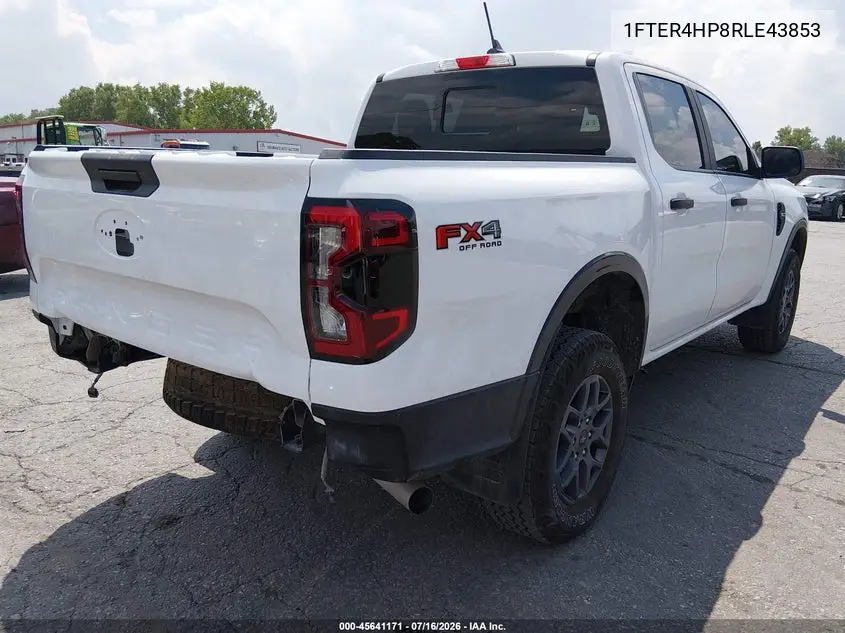 2024 Ford Ranger Xlt VIN: 1FTER4HP8RLE43853 Lot: 45641171