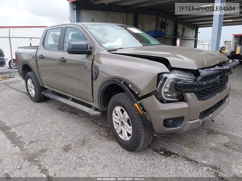 2025 Ford Ranger Xl VIN: 1FTER4PH0SLE04304 Lot: 45364585