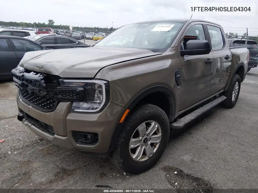 2025 Ford Ranger Xl VIN: 1FTER4PH0SLE04304 Lot: 45364585