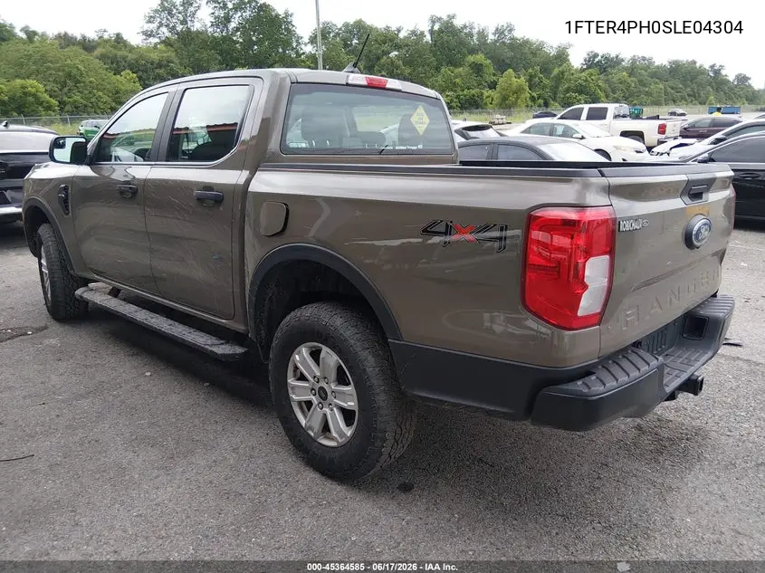 2025 Ford Ranger Xl VIN: 1FTER4PH0SLE04304 Lot: 45364585