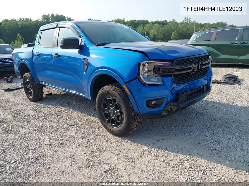 2026 Ford Ranger Xlt VIN: 1FTER4HH4TLE12003 Lot: 45630150