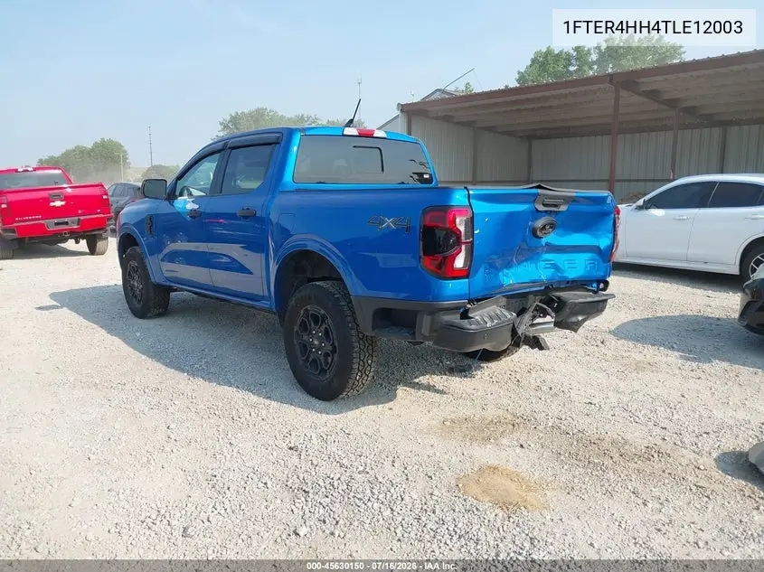 2026 Ford Ranger Xlt VIN: 1FTER4HH4TLE12003 Lot: 45630150