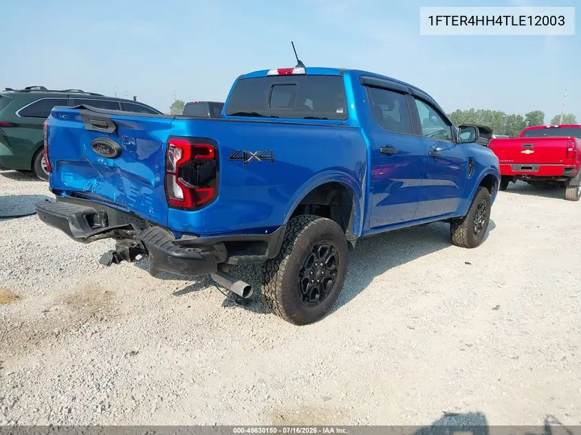 2026 Ford Ranger Xlt VIN: 1FTER4HH4TLE12003 Lot: 45630150