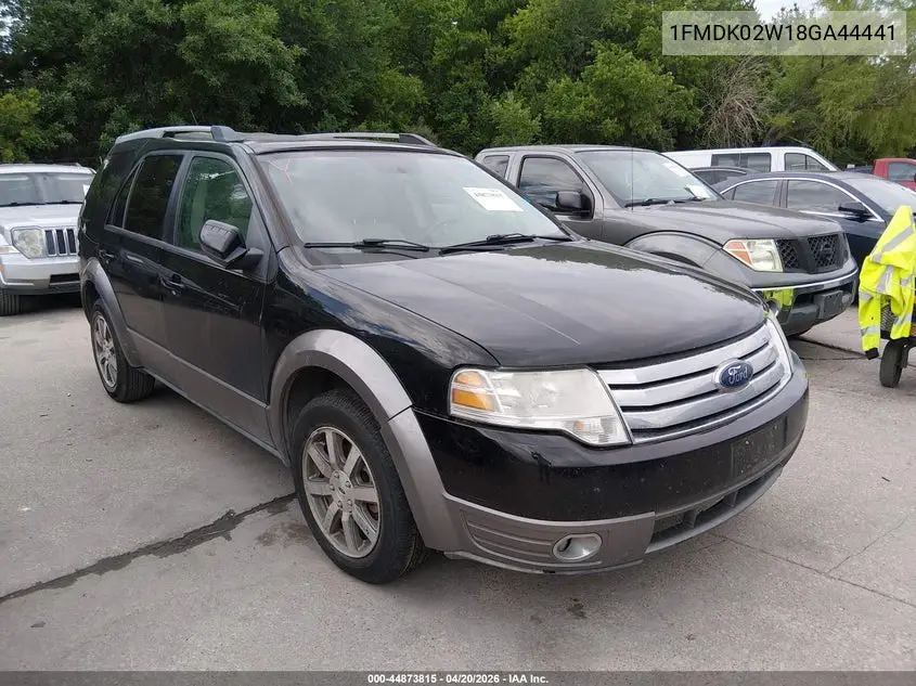 2008 Ford Taurus X Sel VIN: 1FMDK02W18GA44441 Lot: 44873815