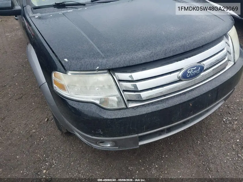 2008 Ford Taurus X Sel VIN: 1FMDK05W48GA29069 Lot: 45060240
