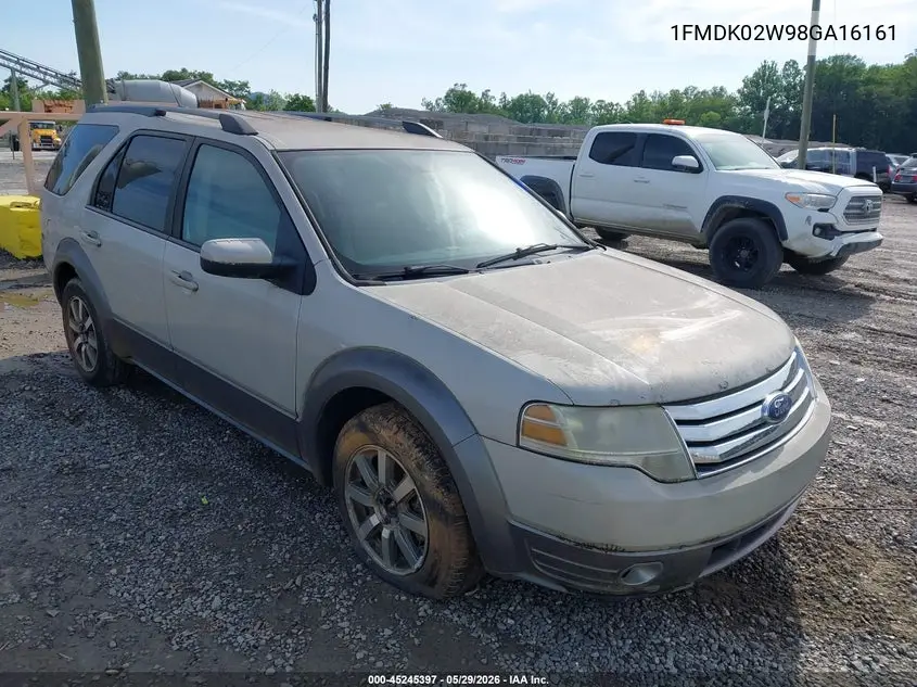 2008 Ford Taurus X Sel VIN: 1FMDK02W98GA16161 Lot: 45245397