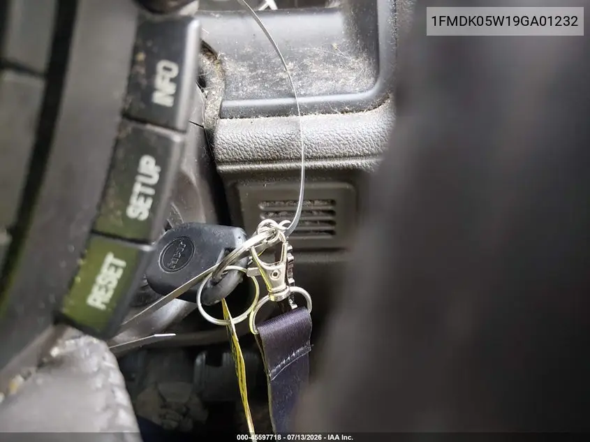 2009 Ford Taurus X Sel VIN: 1FMDK05W19GA01232 Lot: 45597718